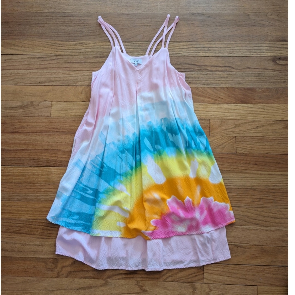 Crown & Ivy Tie Dye Swing Dress - Size S